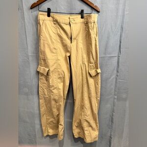 Sanctuary Crop Khaki Cargo Pants